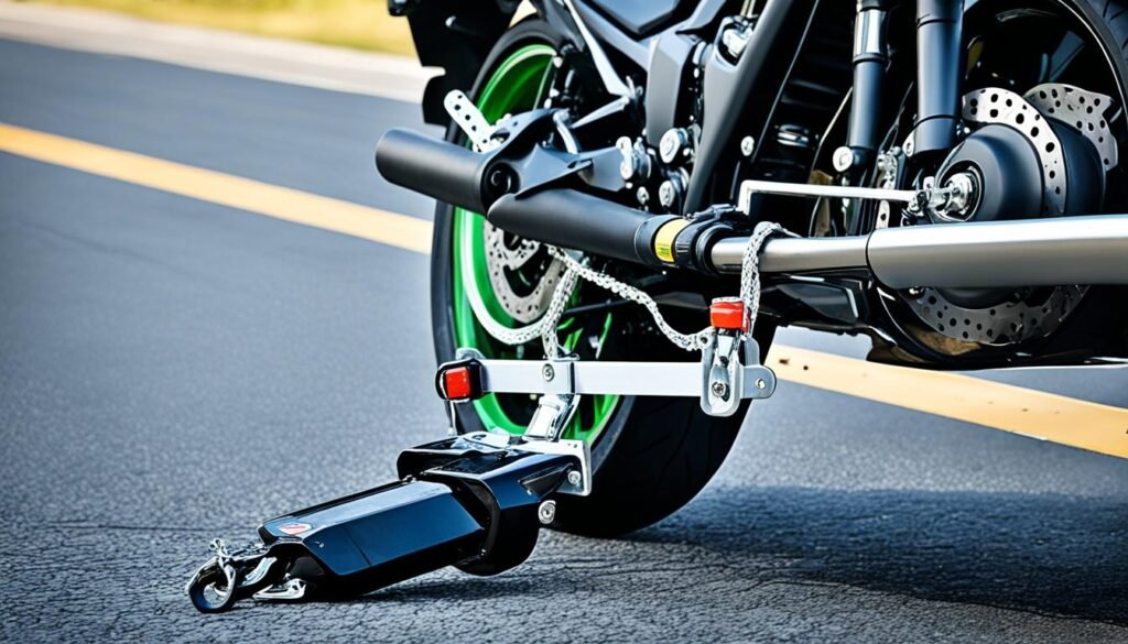 towing with motorcycle hitch best practices